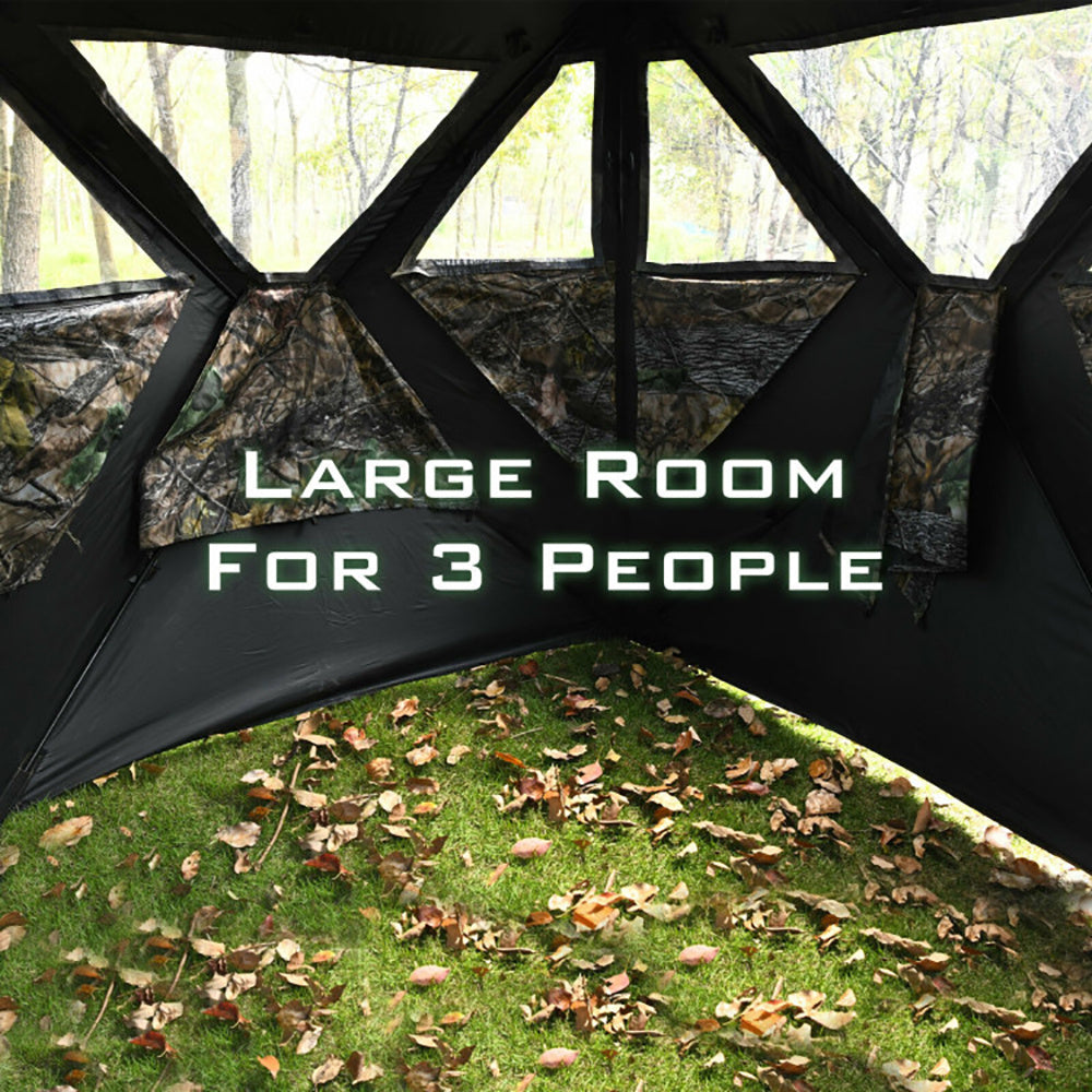 3 Person Portable Pop-Up Ground Hunting Blind