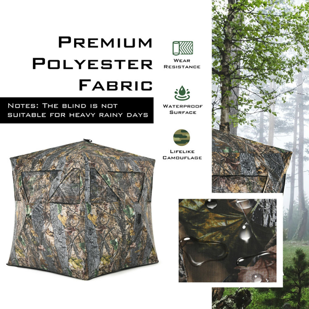 3 Person Portable Pop-Up Ground Hunting Blind