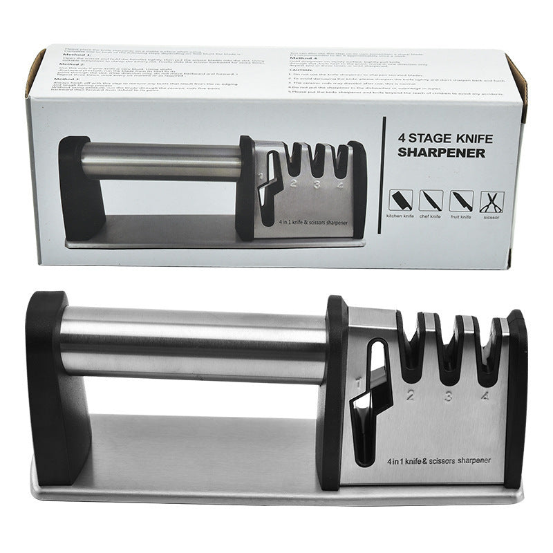 3-Stage Knife Sharpener - Professional Fast Sharpening Tool